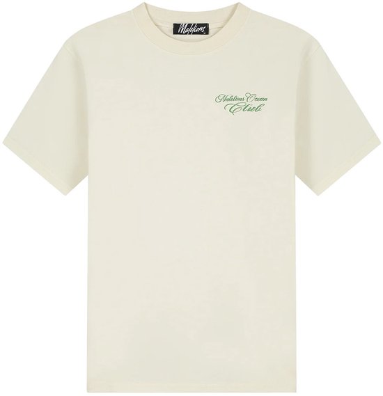 Malelions Ocean Club T-Shirt wit / combi, XXL