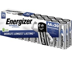 Energizer Ultimate Lithium – AA – 20 stuks