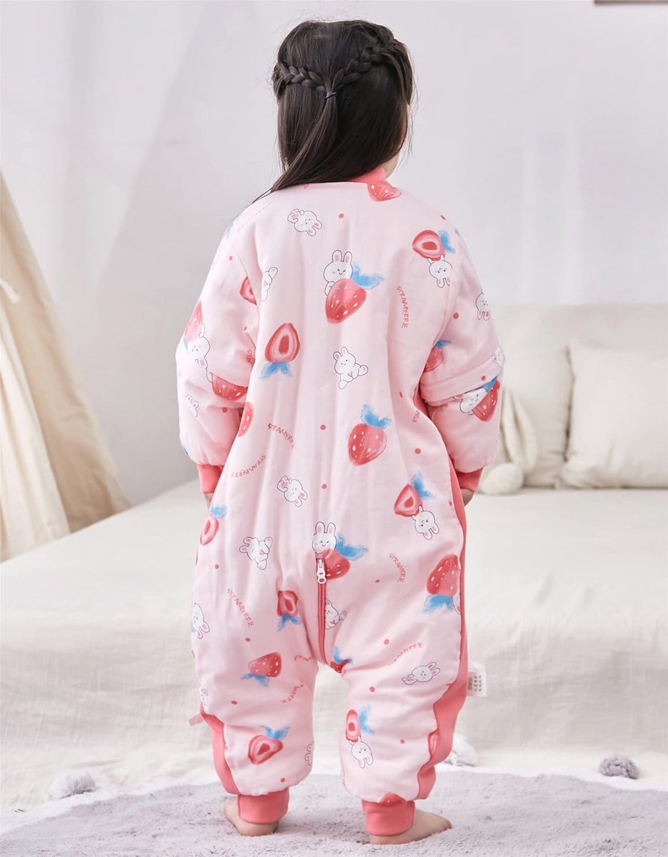 Babyslaapzak Met Lange Mouwen Voor De Winter, Van Katoen