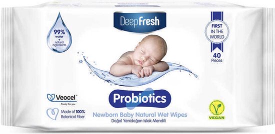 WaterWipes billendoekjes Vegan - Bio 1 pak van 40 doekjes