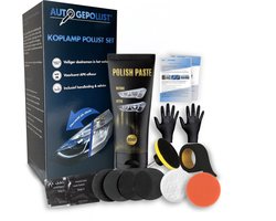 AutoGepolijst® Koplamp Polijstsets – Koplamp Renovatie – Koplamp Polijstset – Polijstset boormachine – Koplamp Restauratie