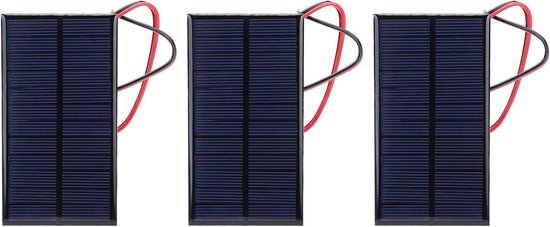 Zonnepaneel Kit 3W 6V - Waterdicht & Flexibel voor Buitengebruik