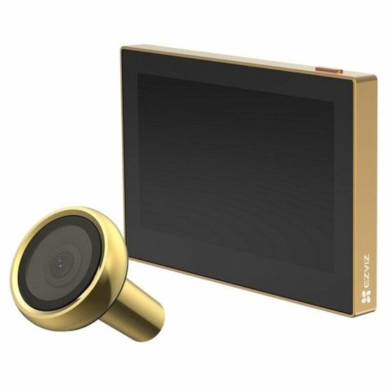 EZVIZ HP2 Gold - Draadloze deurbel voor deurspion - 146° ultragroothoekbeeld - 1080p FHD - Slimme menselijke bewegingsdetectie -