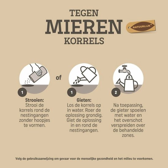 Pokon tegen Mieren Korrels - 400g - Mieren bestrijden - 40g per 1L water - Mierenpoeder