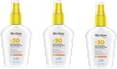 BioGlow 3 x Spray Crème solaire SPF 30 - 100 ml