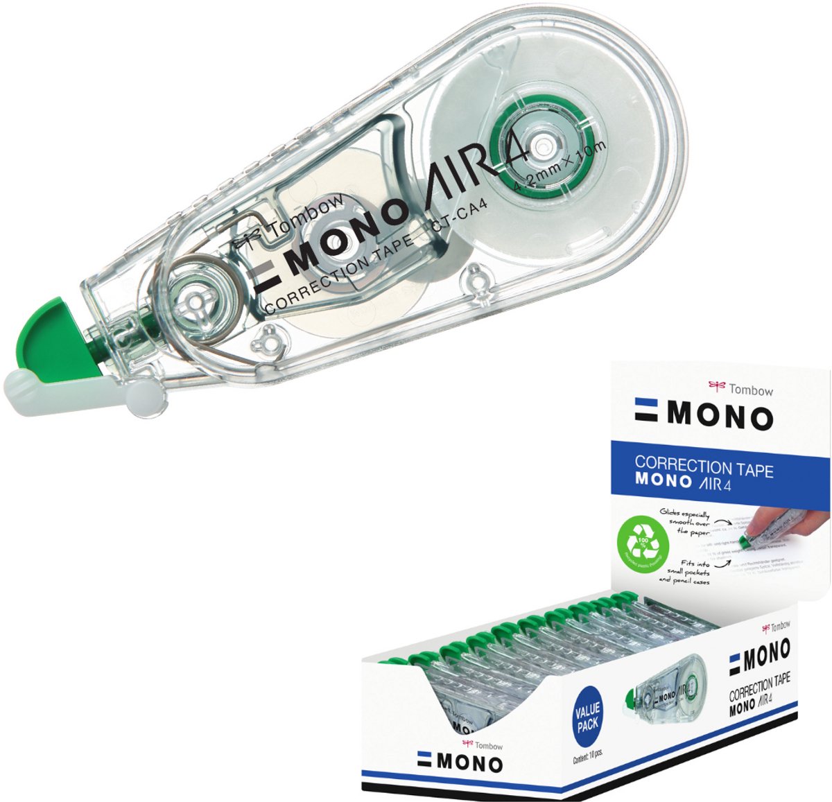 Tombow Mono Air 4 - Correctieroller - 20 stuks