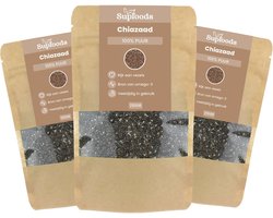 Chiazaad 100% Puur - 1000gram - Chiazaad is Rijk aan Vezels en Omega-3 - Bron van Eiwitten - Chia Seeds