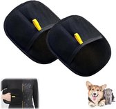 Gants de chat - Gants double face pour le toilettage des animaux - Gants multifonctions - Gants pour l'épilation des animaux - Convient pour le nettoyage - Épilation - Gants Premium pour He