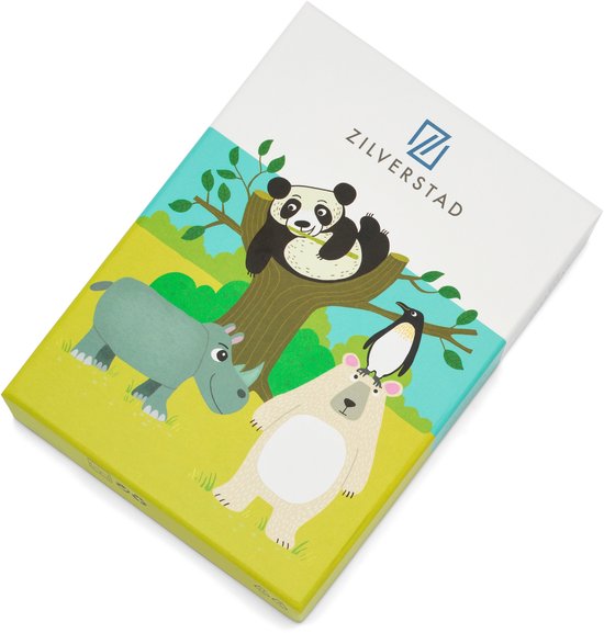 Zilverstad - Kinderbestek 4-delig Wildlife RVS 18/10 van Zilverstad — afbeelding 2