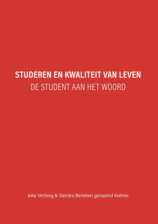 Studeren en kwaliteit van leven - cover