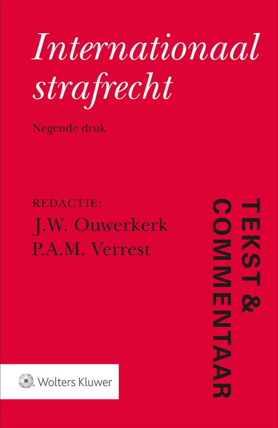 Tekst & Commentaar - Internationaal strafrecht - cover