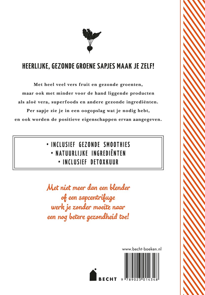 Supergroen - Groene sapjes - back cover