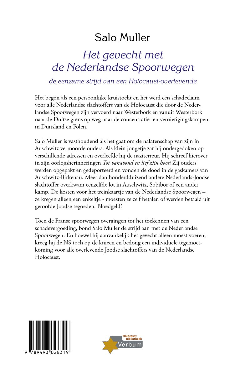Het gevecht met de Nederlandse Spoorwegen - back cover