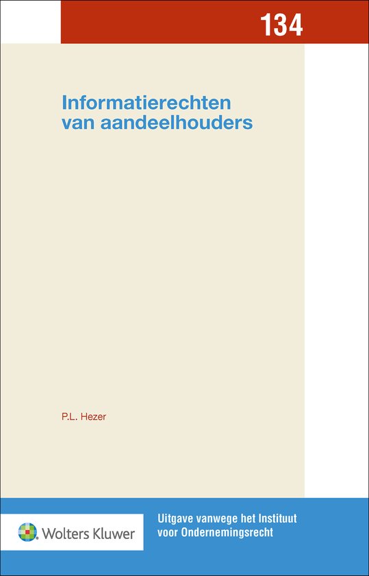 Informatierechten van aandeelhouders - cover