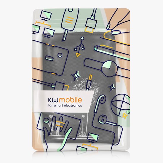kwmobile Beschermhoes geschikt voor Thermomix Thermomix TM5 / TM6 met Varoma - Hoes voor keukenmachine in wit / zwart - Paardenbloemen Liefde design van Merkloos — afbeelding 4