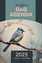 Mijn dagagenda 2025 - SAAM Uitgeverij - 1 dag/pagina - dagindeling - prikkelarm - spiraalgebonden - hardcover - pictogrammen