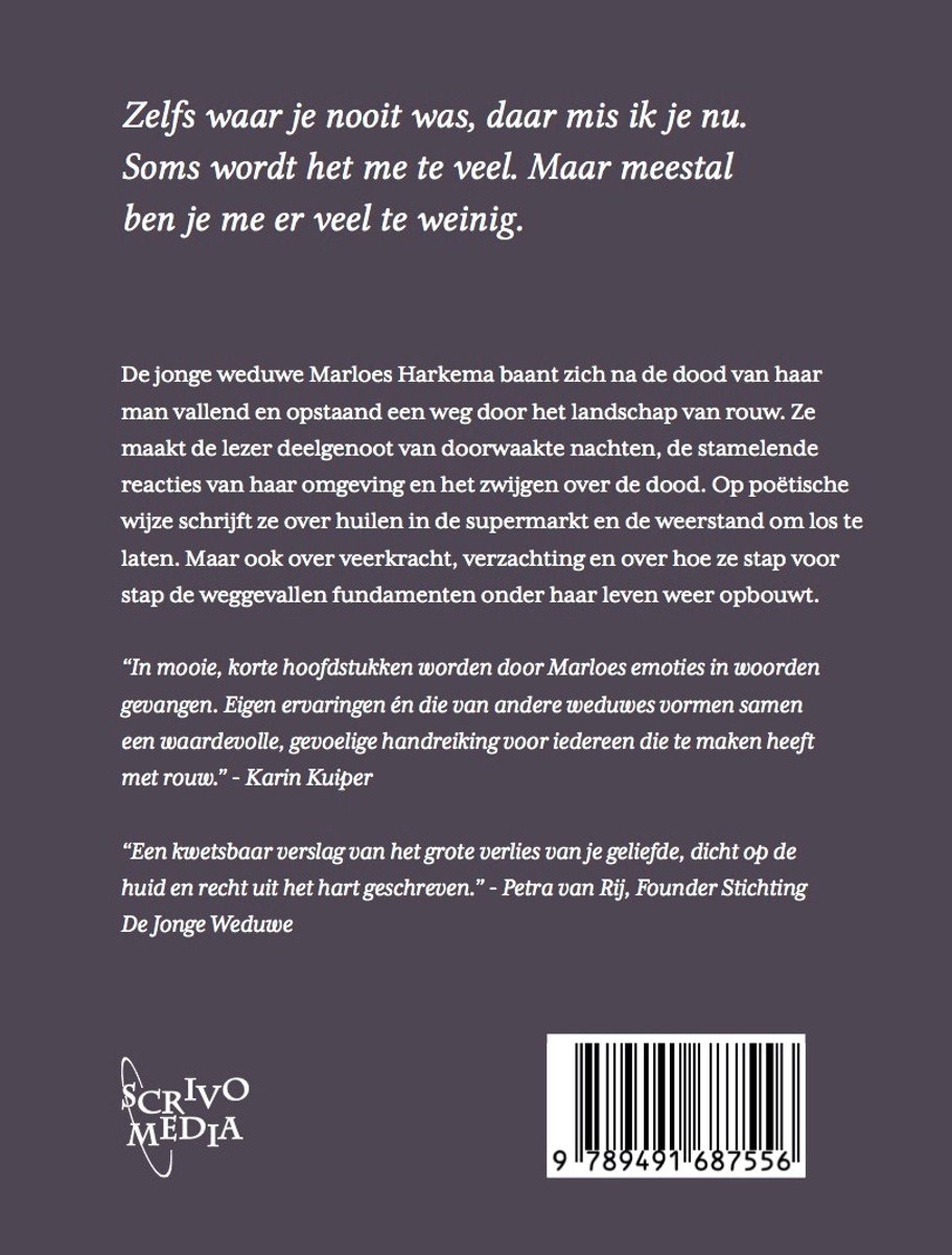 Nu is nog zo zonder jou - back cover