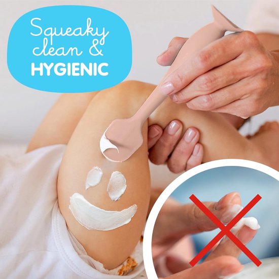 Bumco Baby Luier Uitslag Crème Applicator - Baby Billen Borstel Luier Crème Spatel - Baby Shower Geschenken van Bumco — afbeelding 5