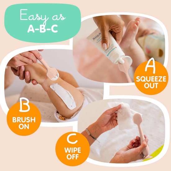 Bumco Baby Luier Uitslag Crème Applicator - Baby Billen Borstel Luier Crème Spatel - Baby Shower Geschenken van Bumco — afbeelding 2