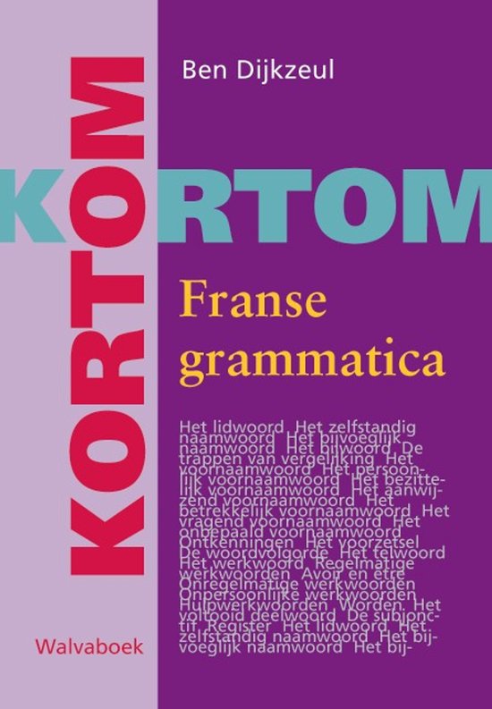 Kortom Franse grammatica - cover