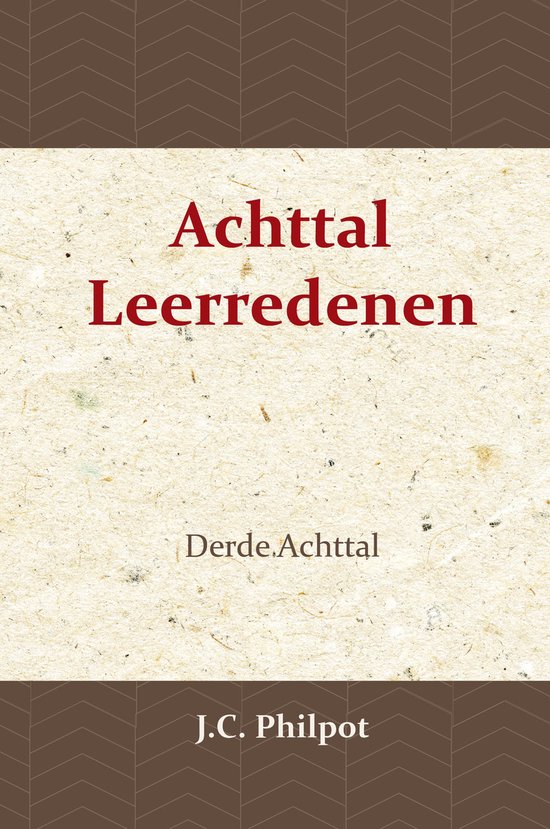 Derde Achttal Leerredenen - cover