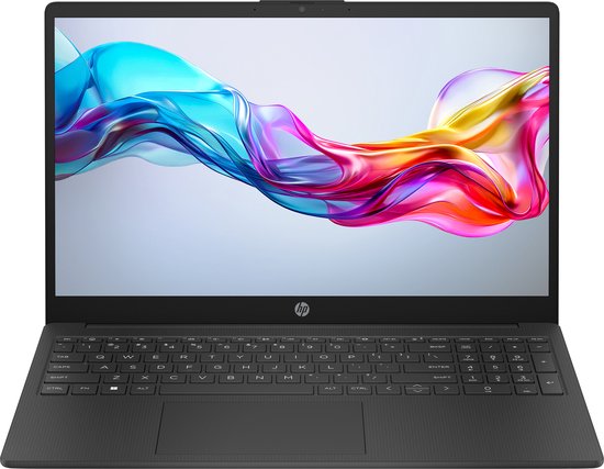 HP 15-fd0060na Intel® Core™ i3 i3-N305 Laptop 39,6 cm (15.6") Full HD 8 GB DDR4-SDRAM Wi-Fi 6 (802.11ax) Windows 11 Home - Zwart - UK - HP - Hoofdafbeelding