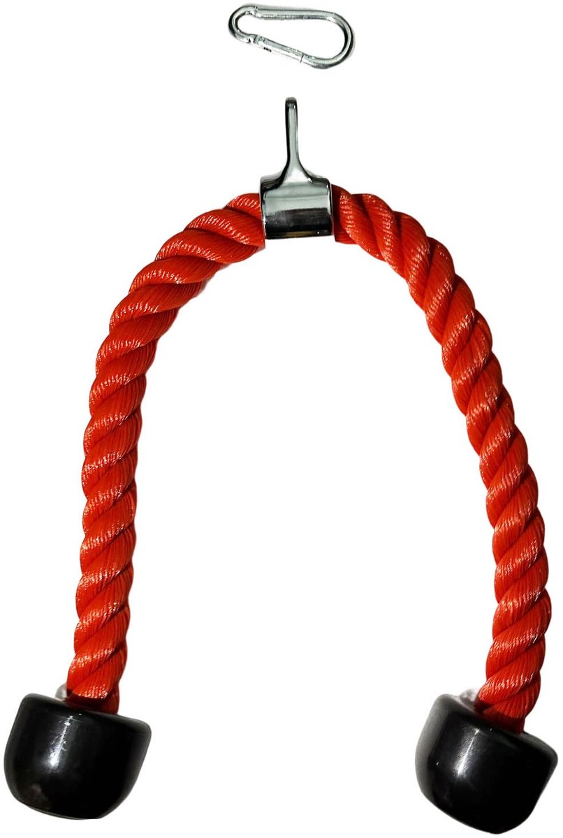 Ibenzoa® Geavanceerde Triceps Touw Kabelset voor Thuis Training – 27 Inch met LAT Bevestiging