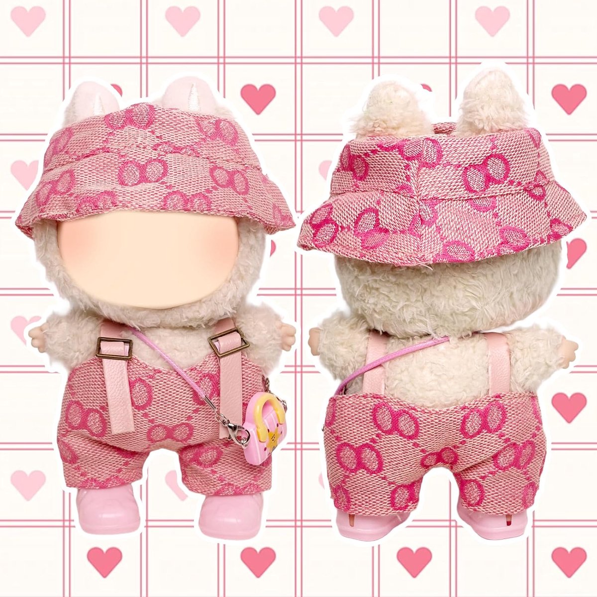 Kledingset voor Labubu-knuffel • Mijn Knuffel