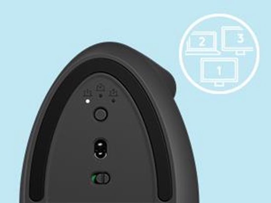 Logitech Lift - Verticale ergonomische muis - Linkshandig - Graphite