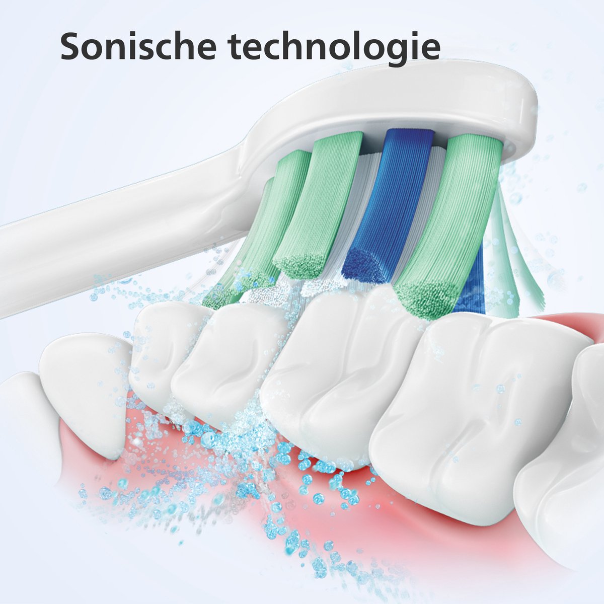 Afbeelding 3 van Philips Sonicare Series 3100 - Elektrische tandenborstel - Zwart & Roze - Duopack - HX3675/15