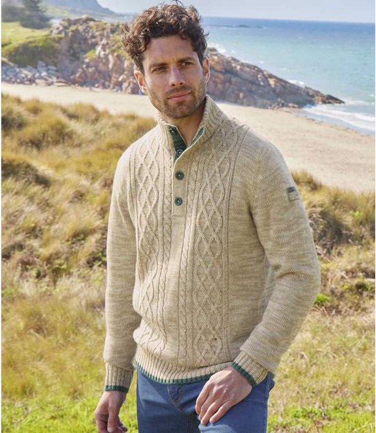 ATLAS FOR MEN - Gebreid vest met rits Atlas® - M