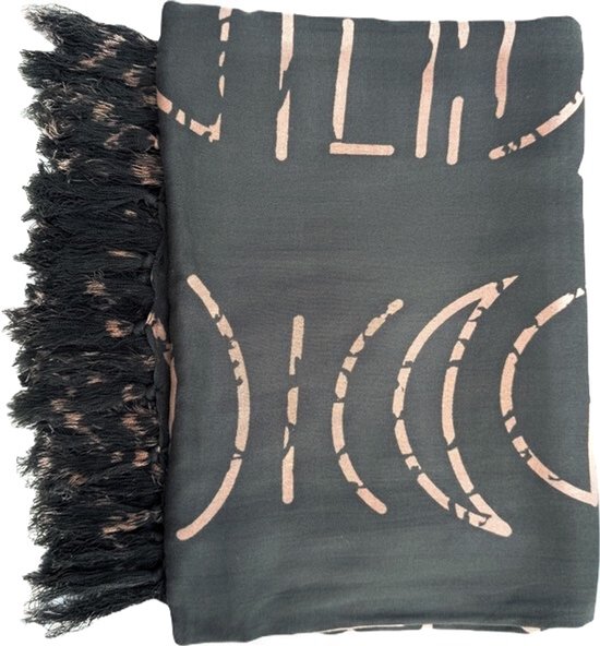 Sarong Moon - Handgemaakte Pareo Omslagdoek Omslagrok Dames Heren - Groen