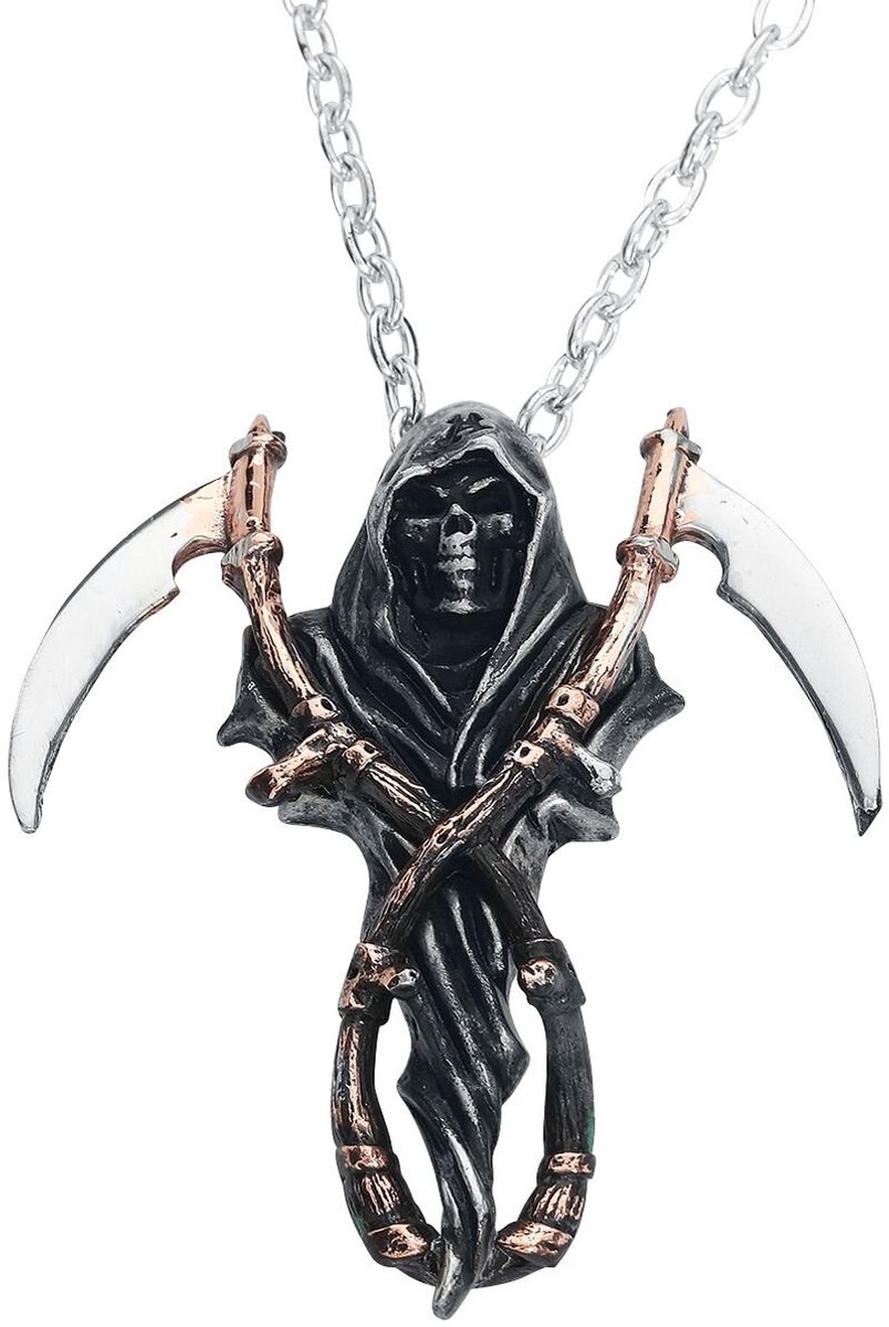 Goedkoopste Alchemy Gothic The Reapers Arms Halsketting zilverkleurig Staal Unisex - Gothic