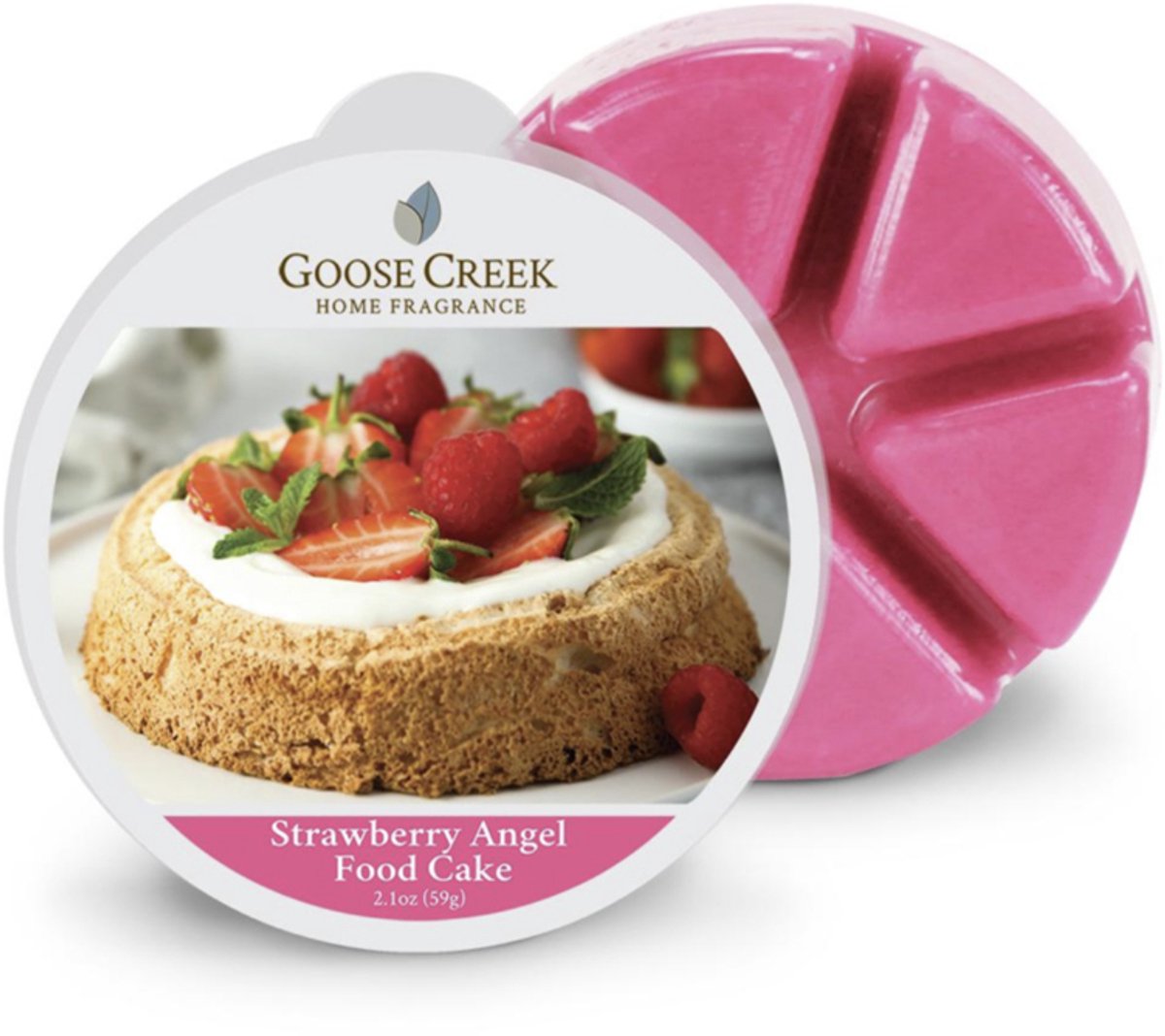 goose creek strawberry angel food cake wax melts