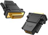 Bol.com Qost - HDMI naar DVI 24 + 1 Adapter - 19 Pin - Vergulde Connectors - Zwart - 1920 x 1200 - 1080p aanbieding