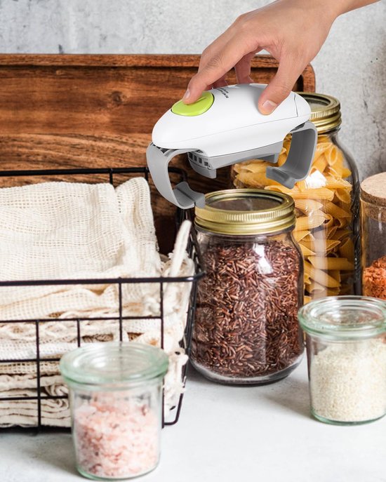 Ouvre Boite Electrique, Ouvre Bocaux Automatique à une Touche, Mains Libres, Bord Lisse, Ouvre -Boîte électrique pour les Mains Faibles, Malades d'arthrite et Personnes âgées, Outils de Cuisine Ouvre Boite Electrique, Ouvre Bocaux Automatique à une Touche, Mains Libres, Bord Lisse, Ouvre -Boîte électrique pour les Mains Faibles, Malades d'arthrite et Personnes âgées, Outils de Cuisine