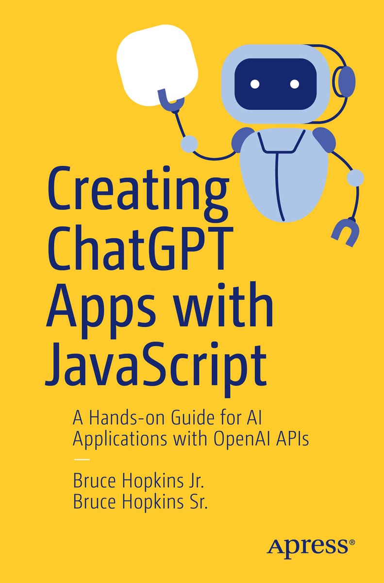 Omslag van Creating ChatGPT Apps with JavaScript