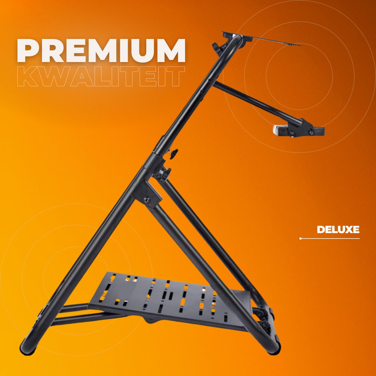 Happiq Stuurstandaard Racestoel Verstelbaar voor Gaming - afbeelding 2