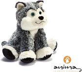 Knuffel Husky, zittend, 25 cm, Anima