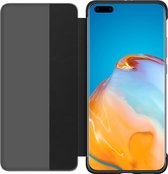 Huawei Smart View Flip Cover voor de Huawei P40 Pro - zwart