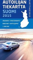 Kirjakeskus Wegenkaart Autoilijan /Tiekartta Suomi/Finland 1:800.000 (2015)