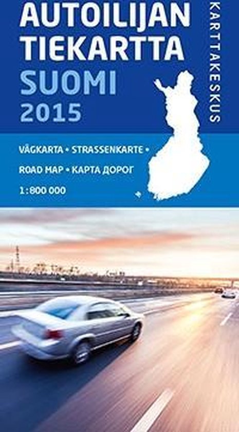 Kirjakeskus Wegenkaart Autoilijan /Tiekartta Suomi/Finland 1 ... - cover