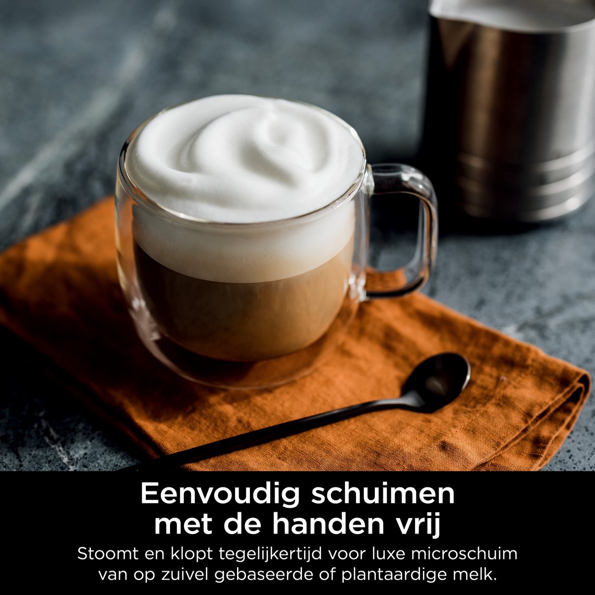 Ninja Luxe Café Essential 2-in-1 Espressomachine en Filterkoffiezetapparaat met Melkopschuimer - ES501EU — afbeelding 4