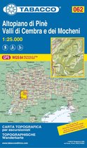 Tabacco Editrice Wandel- fietskaart Altopiano di Pinè Blad 062 / 1:25.000 (GPS)