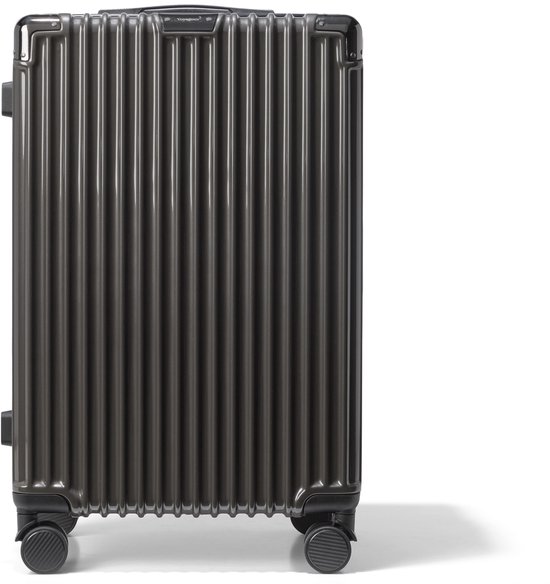 Voyagoux® - Reiskoffer Medium - 70L - Koffers - Trolley - Reiskoffer met wielen – Donkergrijs