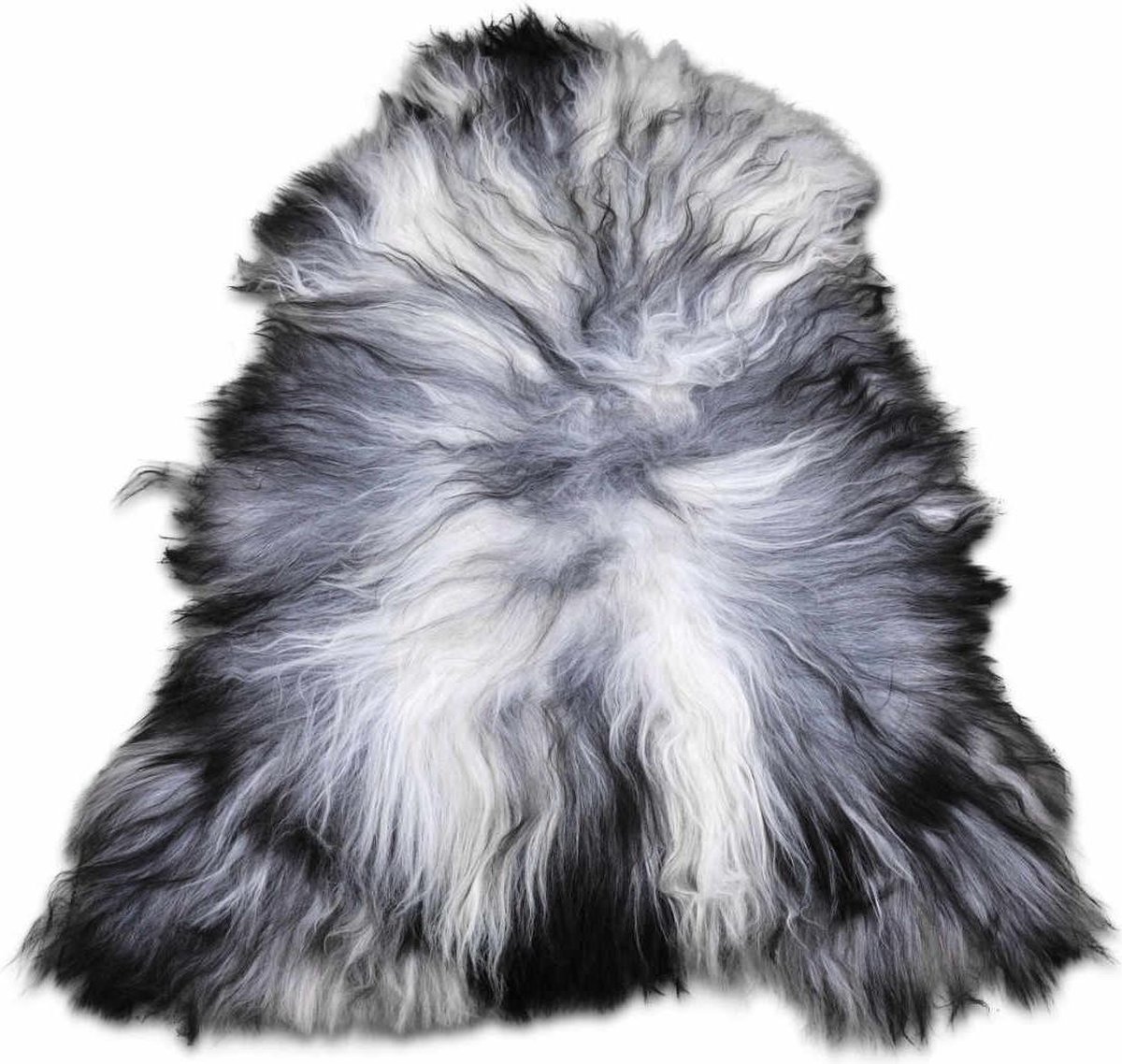 Schapenvacht IJslands | Natural grijs kort | 100 x 65cm