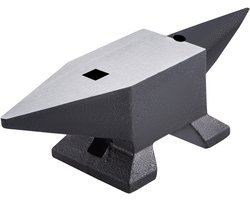 Gietijzeren Aambeeld ,Enkele Hoorn, Grote Werkplaat, Stabiele Basis, Hoge Hardheid, Smeedgereedschap voor Buigen en Gieten,10kg