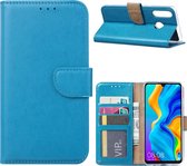 Ntech Huawei P30 Lite / P30 Lite New Edition  portemonnee hoesje / book case - Blauw