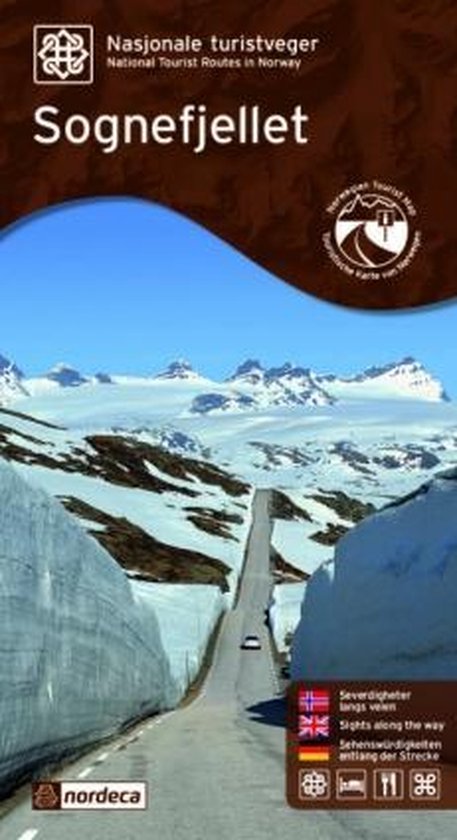 Nordeca Toeristische Wegenkaart Sogneflellet 1:80.000 - cover