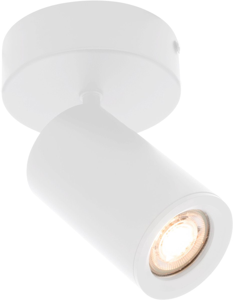 Ledvion - LED Plafondspot - Wit 1-lichts - Dimbaar - 3W - 2700K - GU10 - IP20